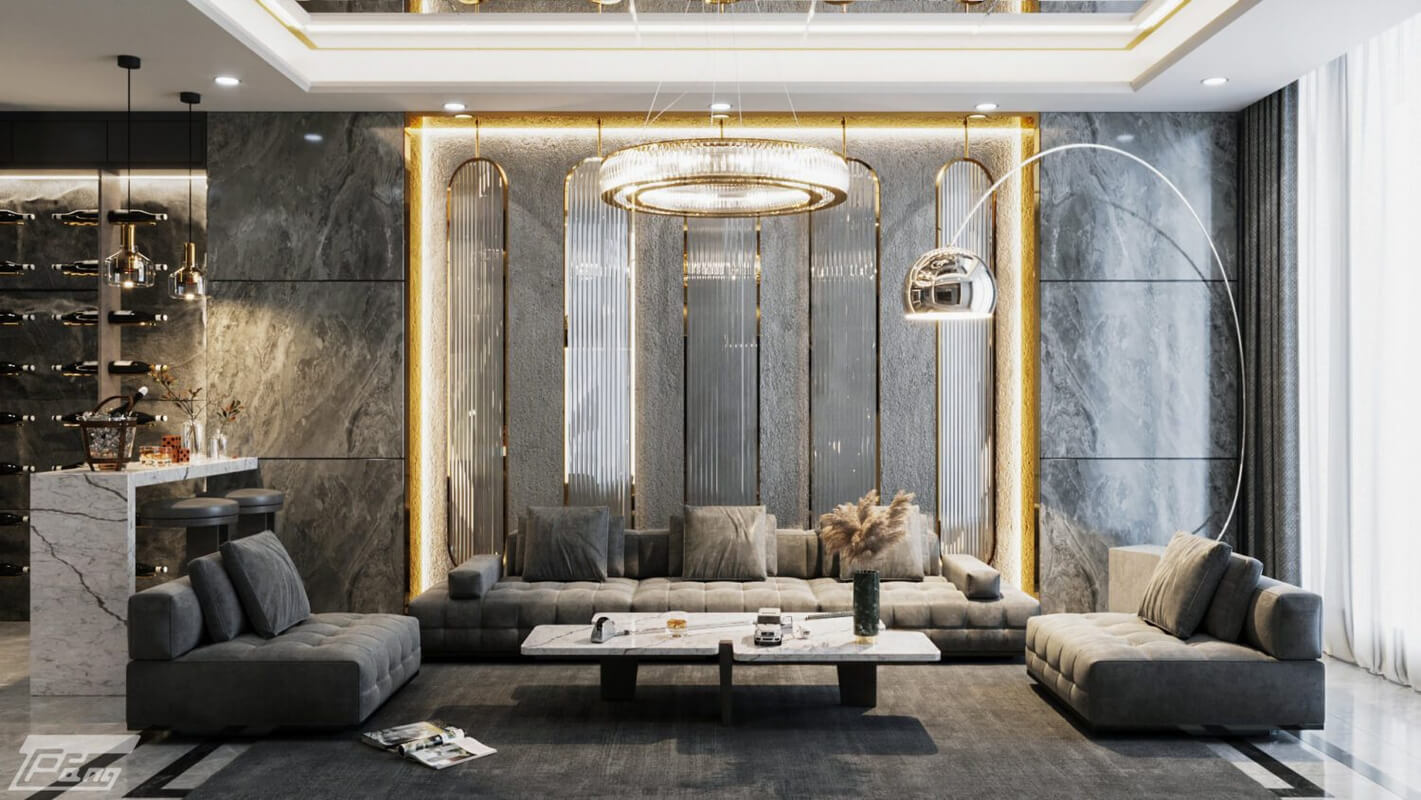  Living Room Interior Model by Cong Bang