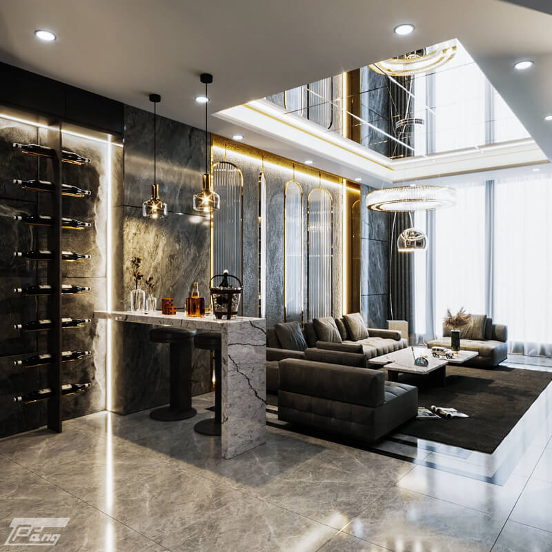  Living Room Interior Model by Cong Bang