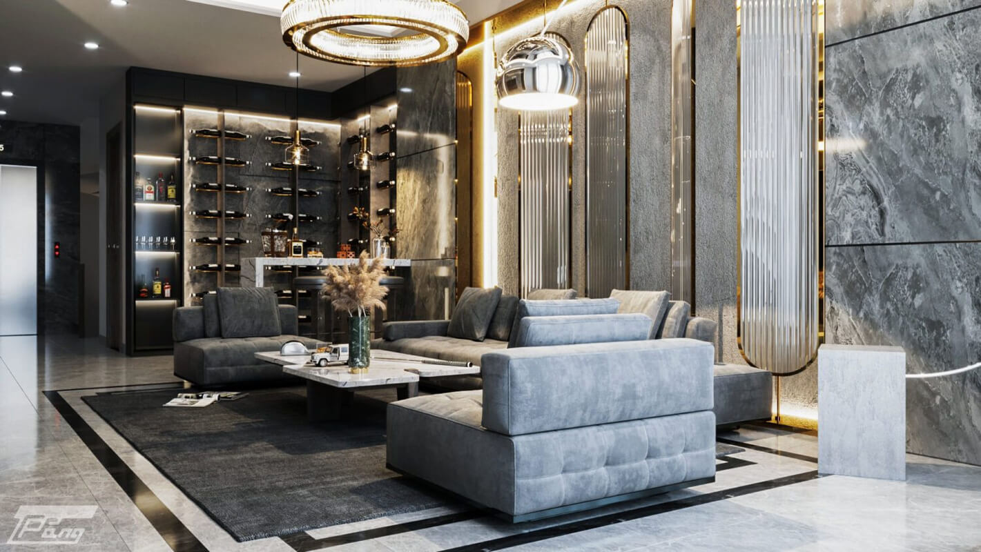  Living Room Interior Model by Cong Bang