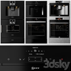 GAGGENAU AEG and NEFF double oven and coffeemaker collection 