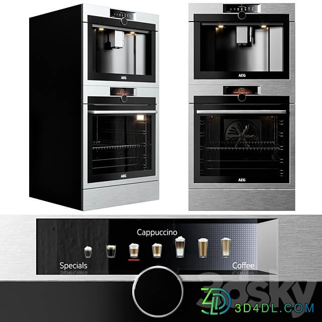 GAGGENAU AEG and NEFF double oven and coffeemaker collection