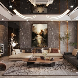  Living Room Interior Model By Luu Thanh Hai 