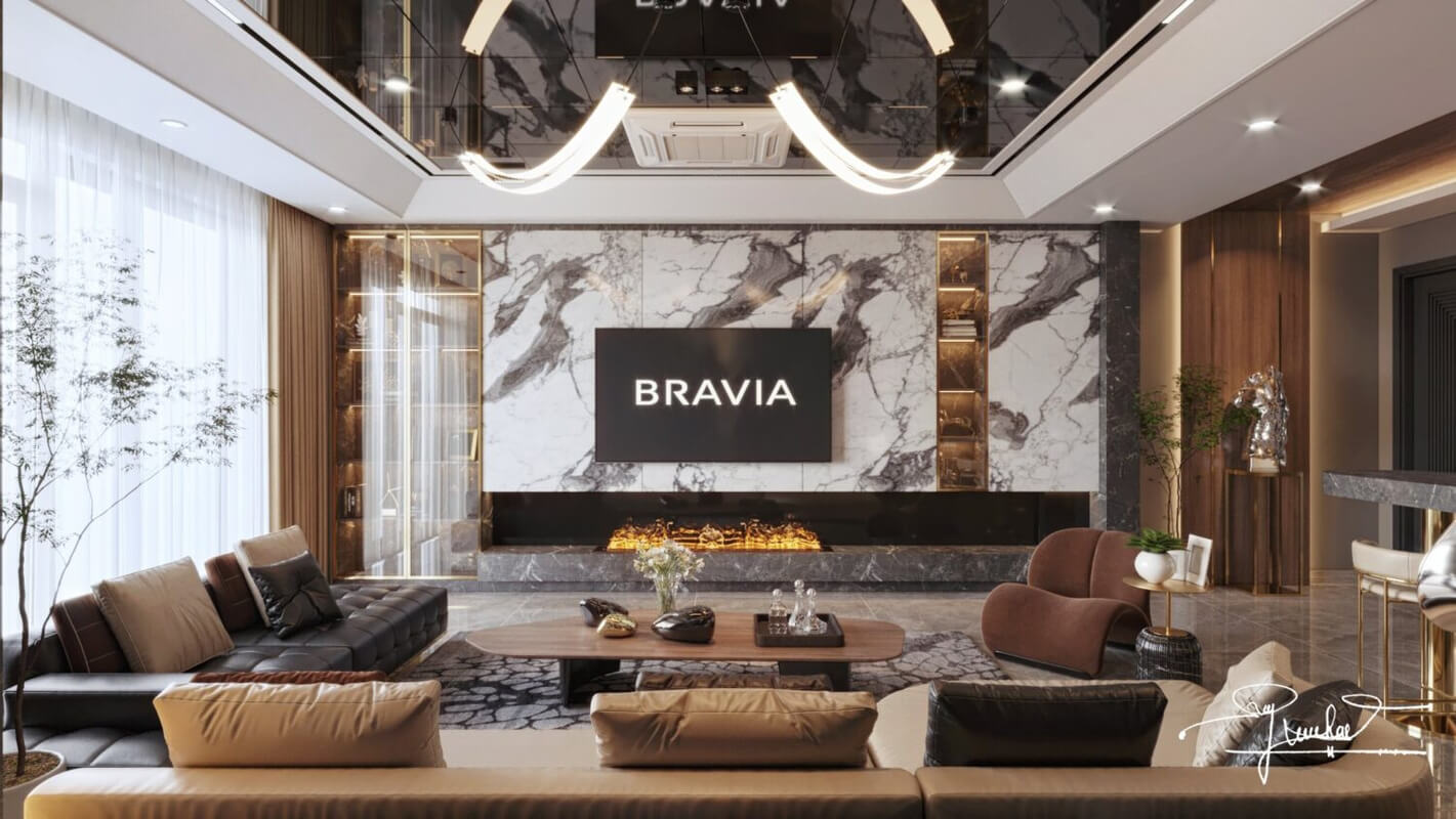  Living Room Interior Model By Luu Thanh Hai