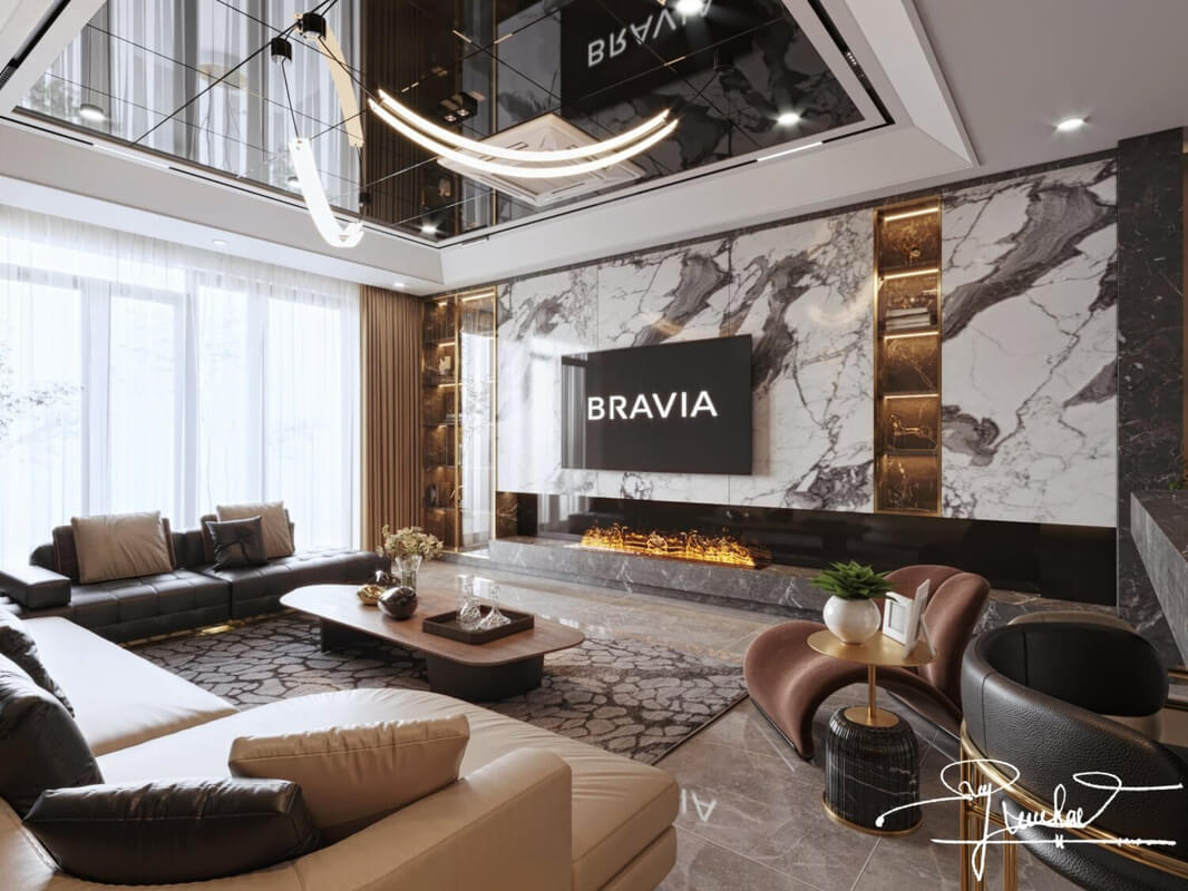  Living Room Interior Model By Luu Thanh Hai
