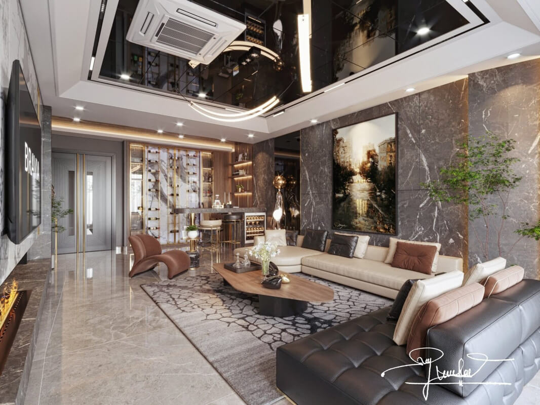  Living Room Interior Model By Luu Thanh Hai