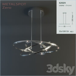 Metalspot Zero Pendant light 3D Models 