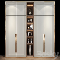 Wardrobe Display cabinets Cabinet Furniture 0374 