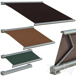 Sliding outdoor awning sun canopy 