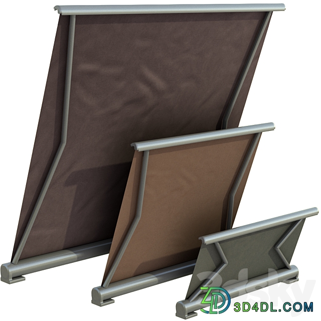 Sliding outdoor awning sun canopy