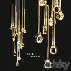 Pendant light Eyelet Chandelier by Sans Souci 