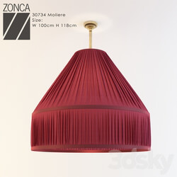 ZONCA 30734 Moliere Pendant light 3D Models 