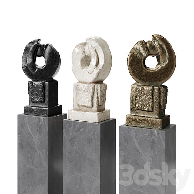 Abstract Ring sculpture