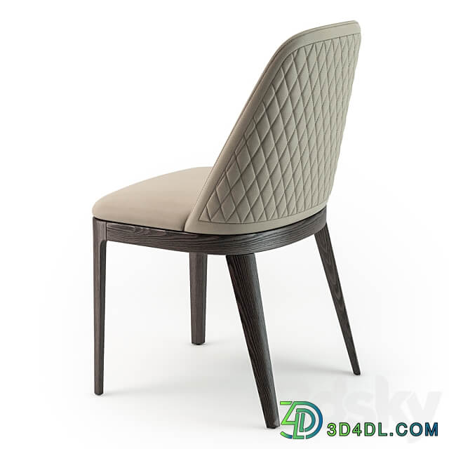 Bontempi Margot quilted wood chair