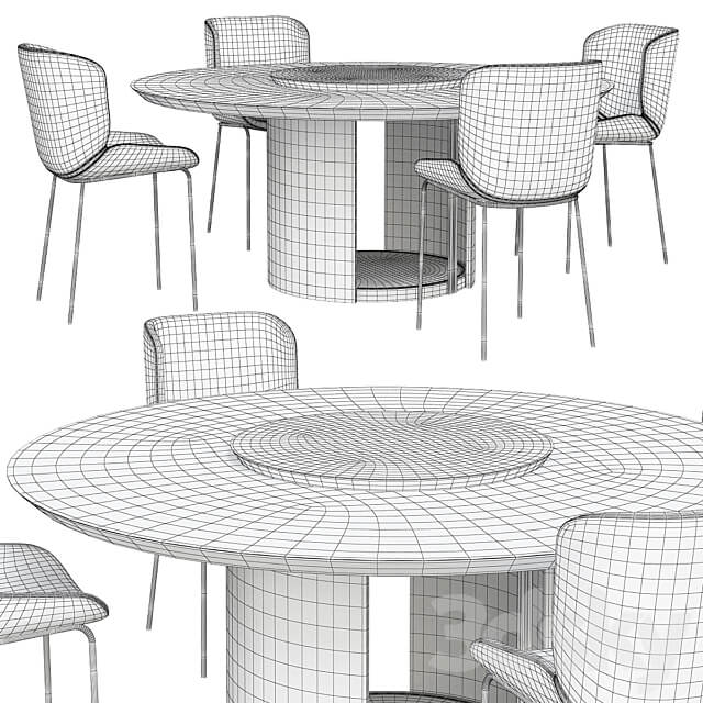 Table Chair Dining talbe FRATO SENDAI Jose Martinez Medina FRENCH