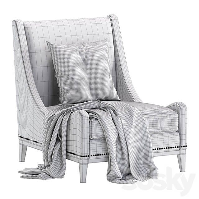 Armchair TIVOLI Cazarina Кресло ТИВОЛИ 3D Models