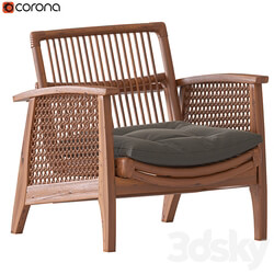 Noelie Rattan Lounge Chair 
