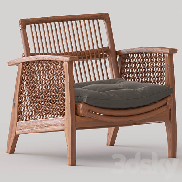 Noelie Rattan Lounge Chair