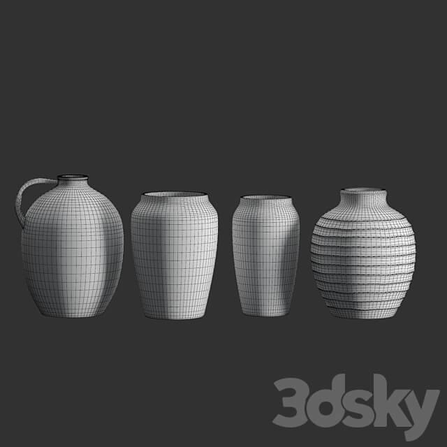 Artisan Hand Painted Vases Pottery Barn 