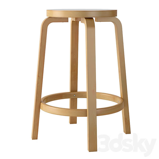 Aalto USA Artek Alvar Aalto Counter Stool 64