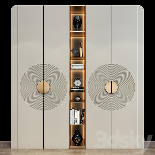 Wardrobe Display cabinets Furniture composition set 219