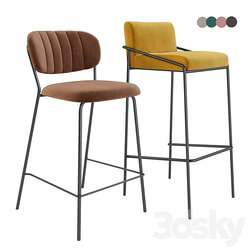 Bar stool Velvet Lev. Bar stool Carol. 