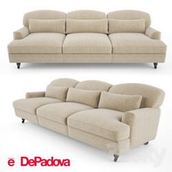 De Padova Raffles Sofa three seater sofa  