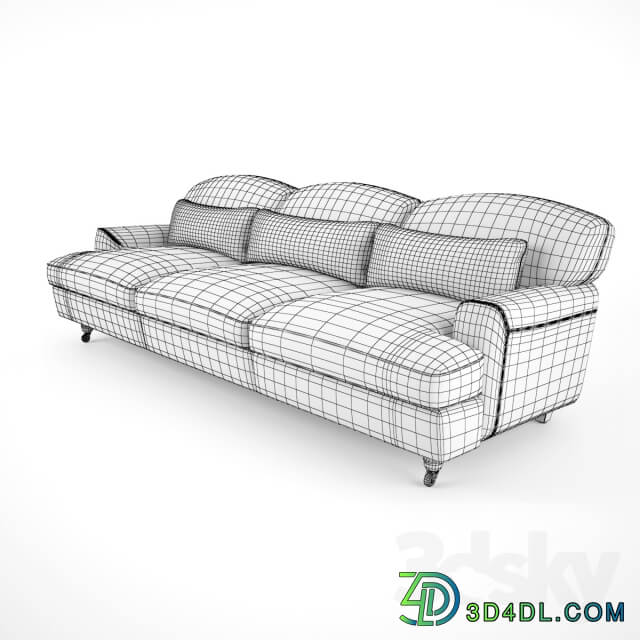 De Padova Raffles Sofa three seater sofa 
