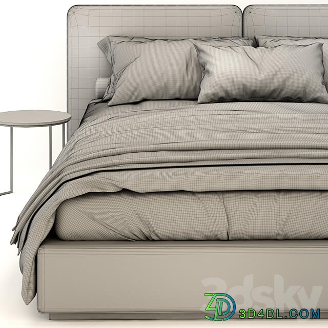 Bed Tatlin lightgray bed