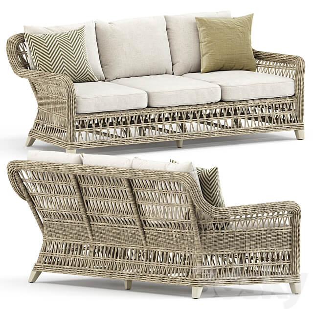 Arbor sofa 3 seat by Janus et Cie