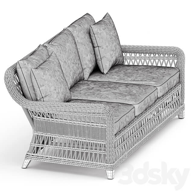 Arbor sofa 3 seat by Janus et Cie