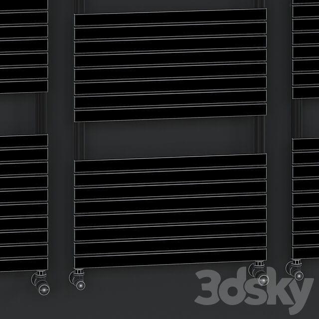 Полотенцесушитель Cordivari Stefania towelrail polished satin 3D Models
