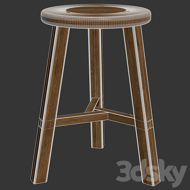 Zara Home The wood stool