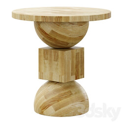 Jordan Natural Oak End table by Crate barrel 