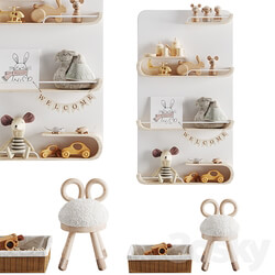 Miscellaneous Children room. Decor set 04 