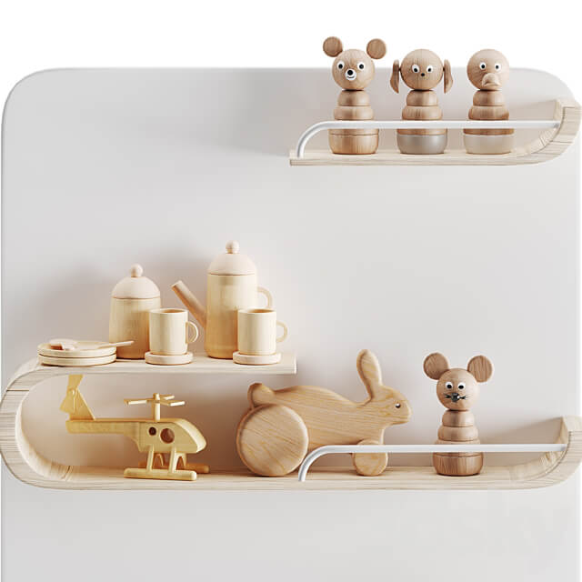 Miscellaneous Children room. Decor set 04