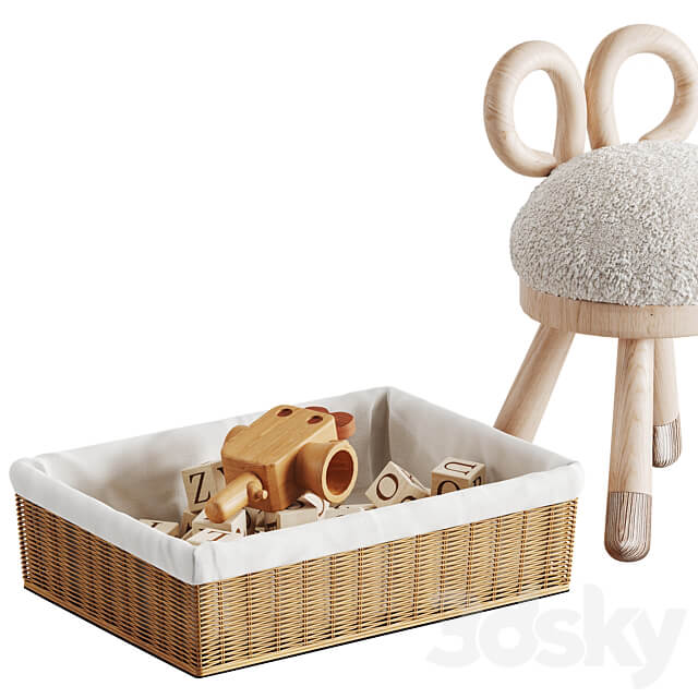 Miscellaneous Children room. Decor set 04