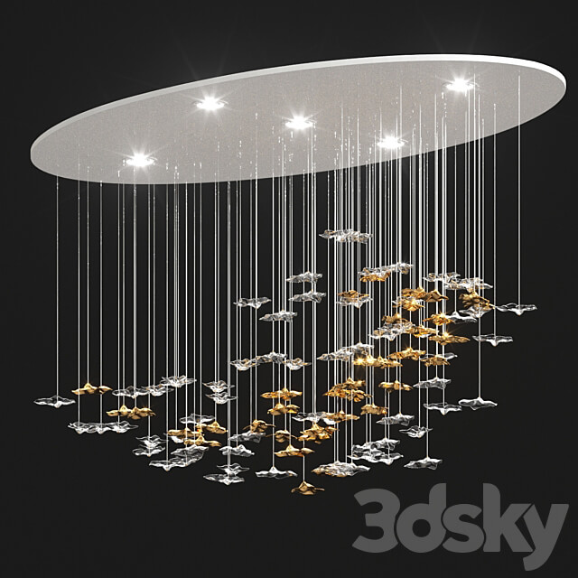 Pendant light Sand and Sea hanging chandelier