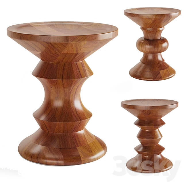EAMES WALNUT STOOL