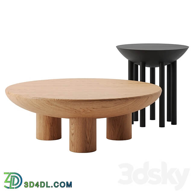 Chalon coffee tables by Kelly Wearstler