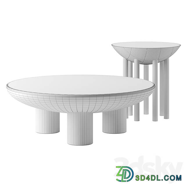Chalon coffee tables by Kelly Wearstler