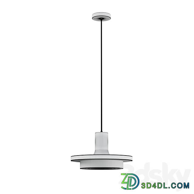 Item PD248A Pendant lamp CALCITE by Romatti white Pendant light 3D Models