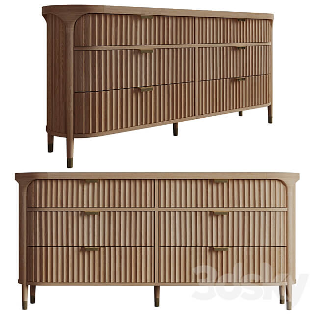 Sideboard Chest of drawer Anthropologie Isla Six Drawer Dresser