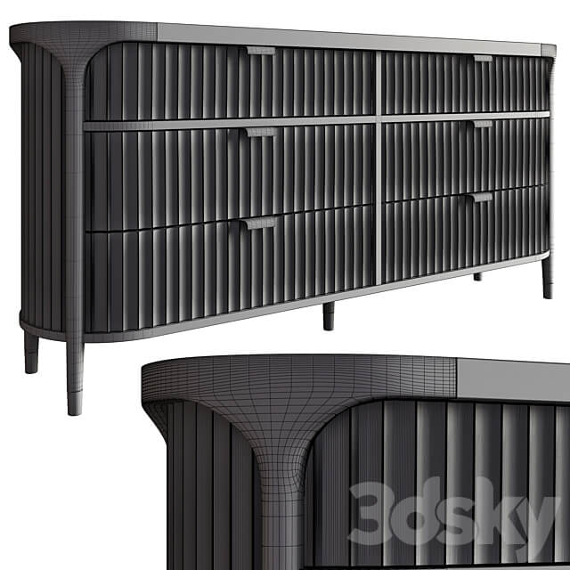 Sideboard Chest of drawer Anthropologie Isla Six Drawer Dresser