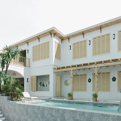9567 3D Exterior Pool House Scene 3dsmax by Duong Chi Cuong 