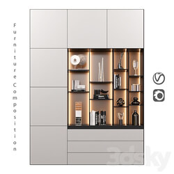 Wardrobe Display cabinets Furniture Composition 48 