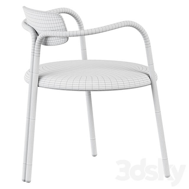 Table Chair Table POV 460 S80 by Ton and Chair Via Veneto by De Castelli