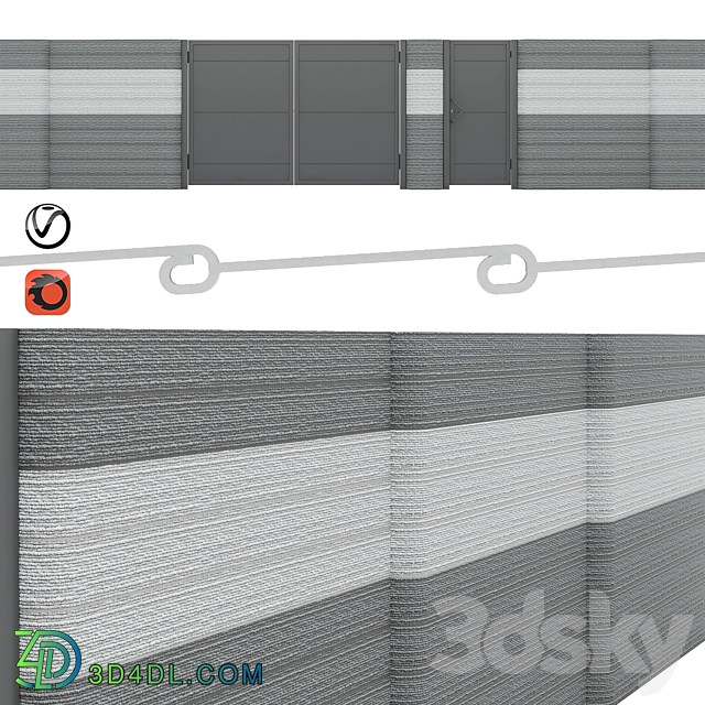 Craft fence Columnar