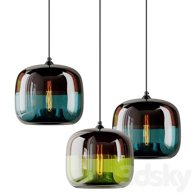 Pendant light Modern Nordic Art Deco Colorful Hanging Glass