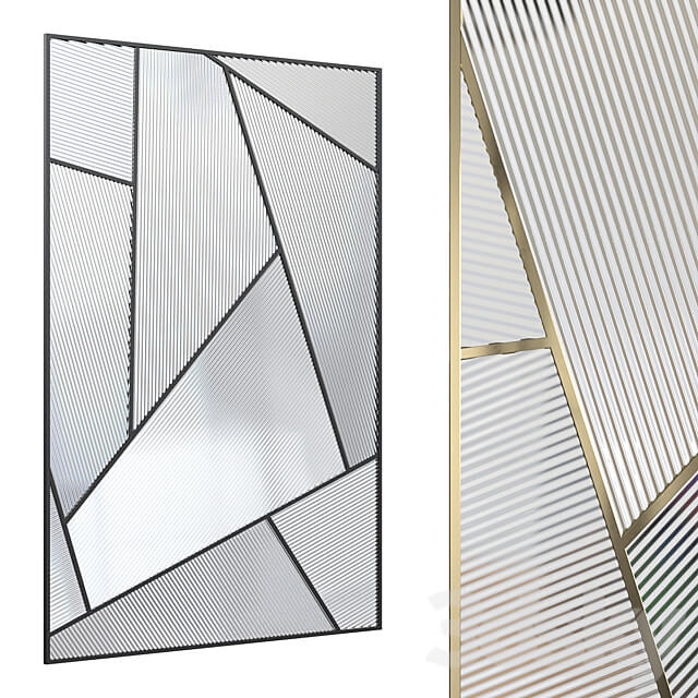 Glass partition 3D Models 3DSKY