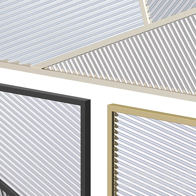 Glass partition 3D Models 3DSKY